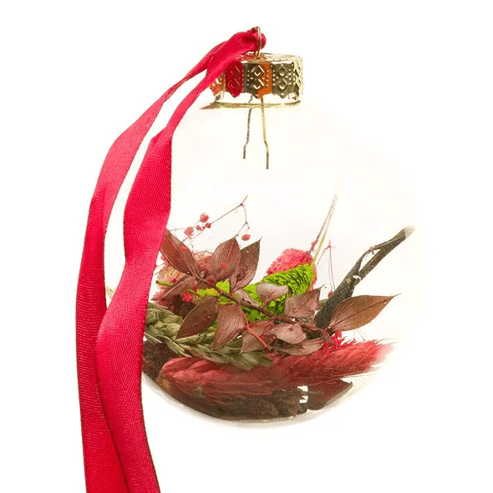 Sbam Design Pallina natalizia con fiori secchi Negozi Online