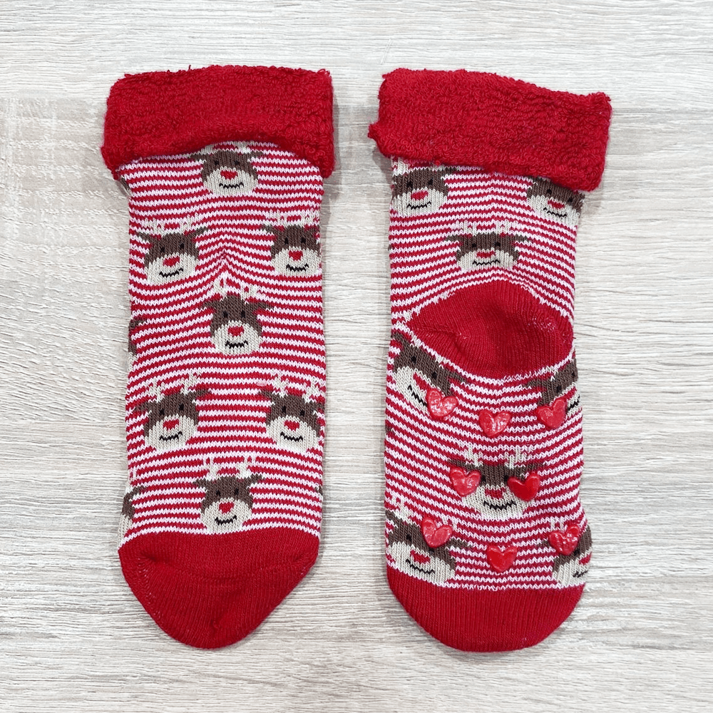 Sbam Design Box di 3 Calze antiscivolo in cotone baby – Christmas Consegna Veloce