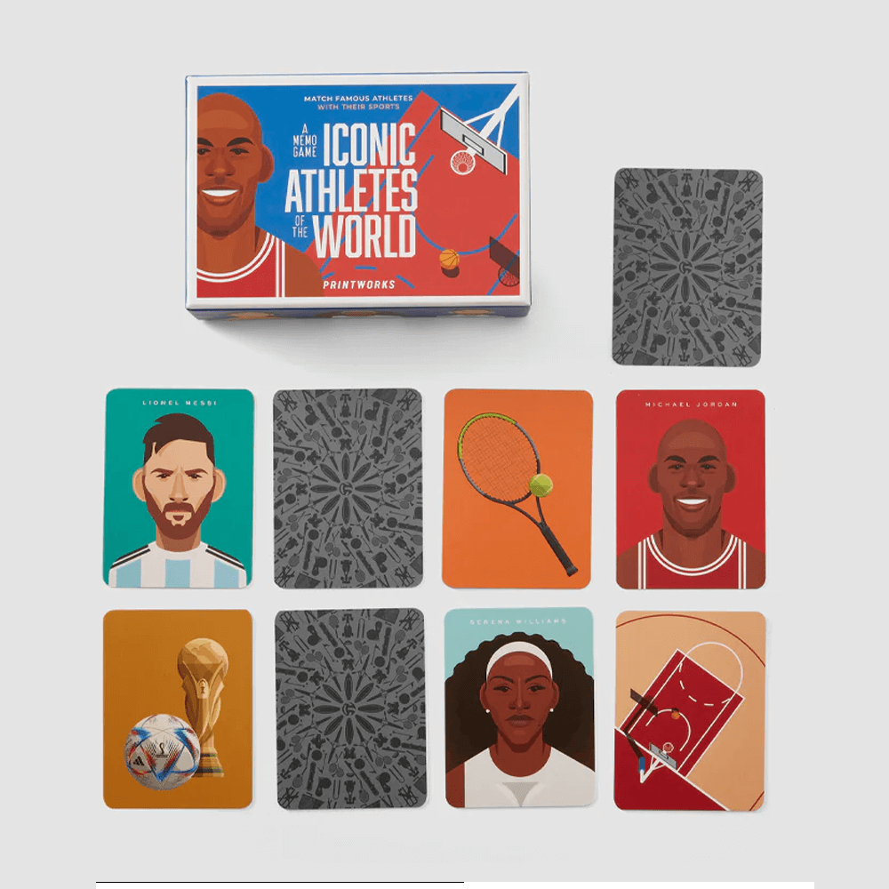 Sbam Design Memory game – Iconic Athletes Hotsell