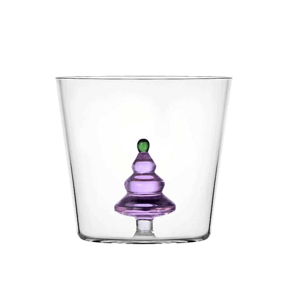 Sbam Design Bicchiere di vetro – Alberi di Natale colorati Vendita Calda