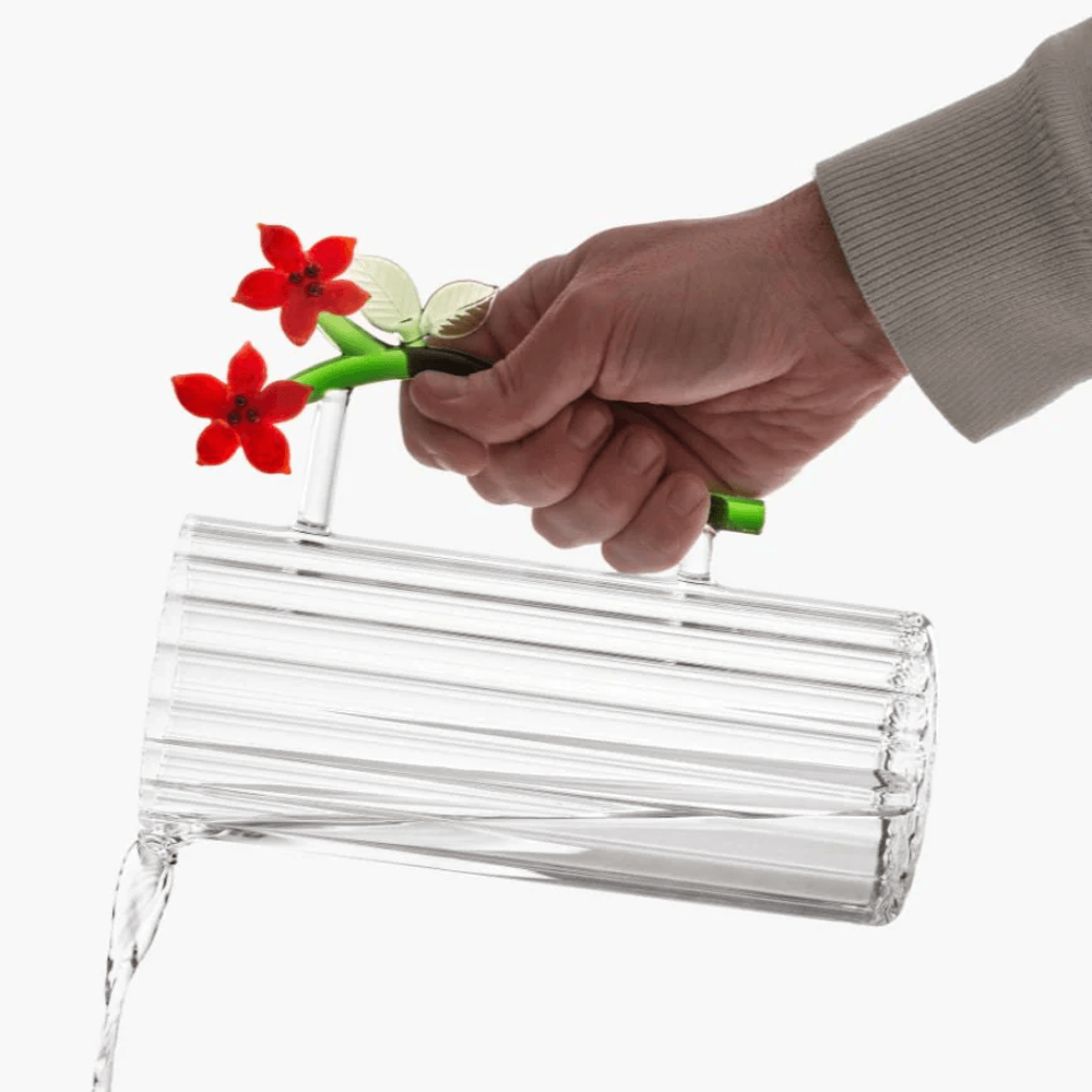 Sbam Design Brocca di vetro – Christmas Flowers Vendite Flash