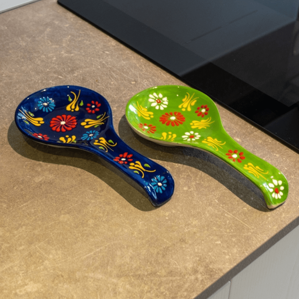Sbam Design Poggiamestolo in ceramica decorato a mano Qualità
