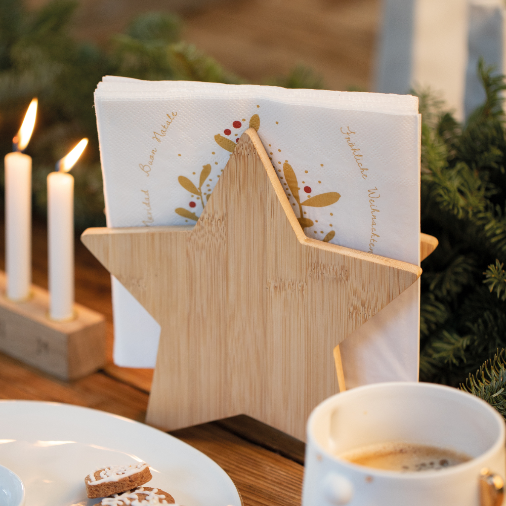 Sbam Design Portatovaglioli in legno – Stella Economico