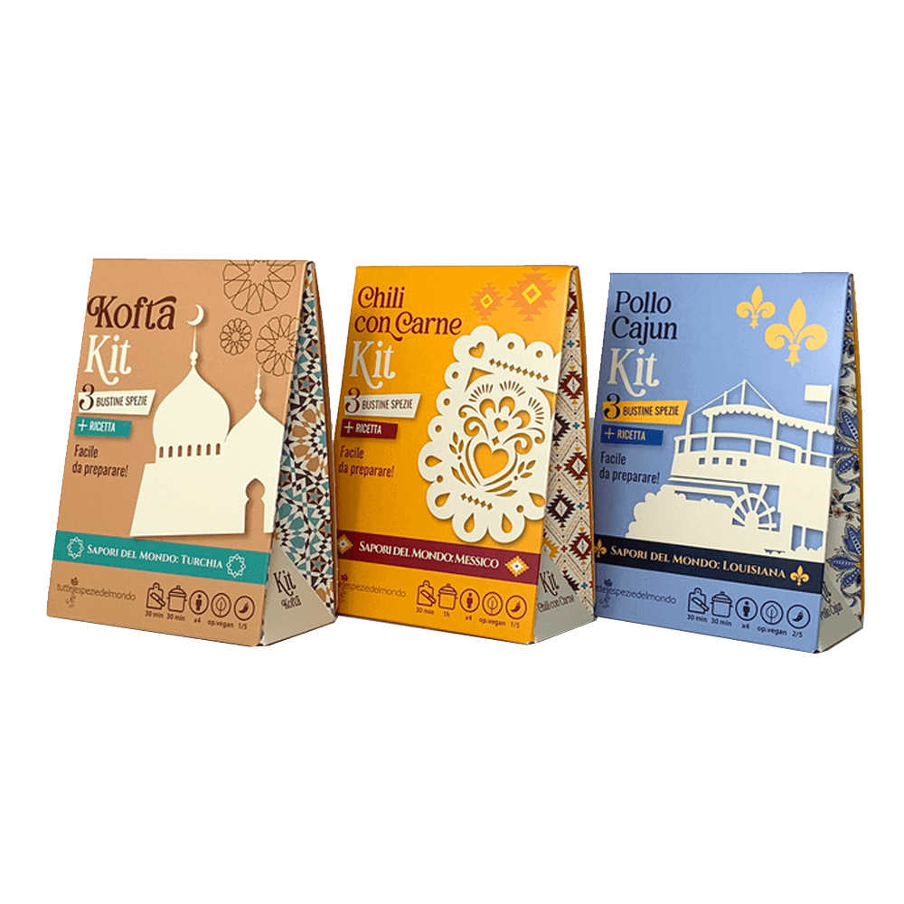 Sbam Design Box di tre kit ricette verso le Indie Orientali I Più Venduti