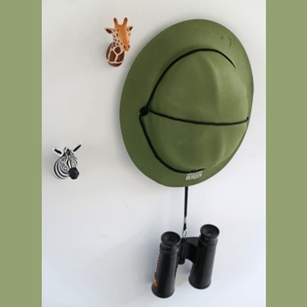 Sbam Design Set di 3 appendiabiti da parete – Animali tropicali Moda