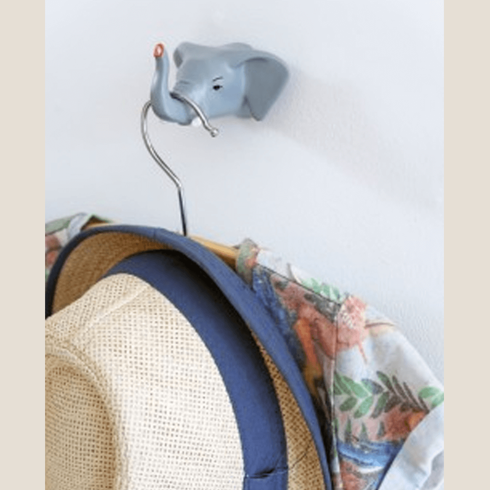 Sbam Design Set di 3 appendiabiti da parete – Animali tropicali Moda