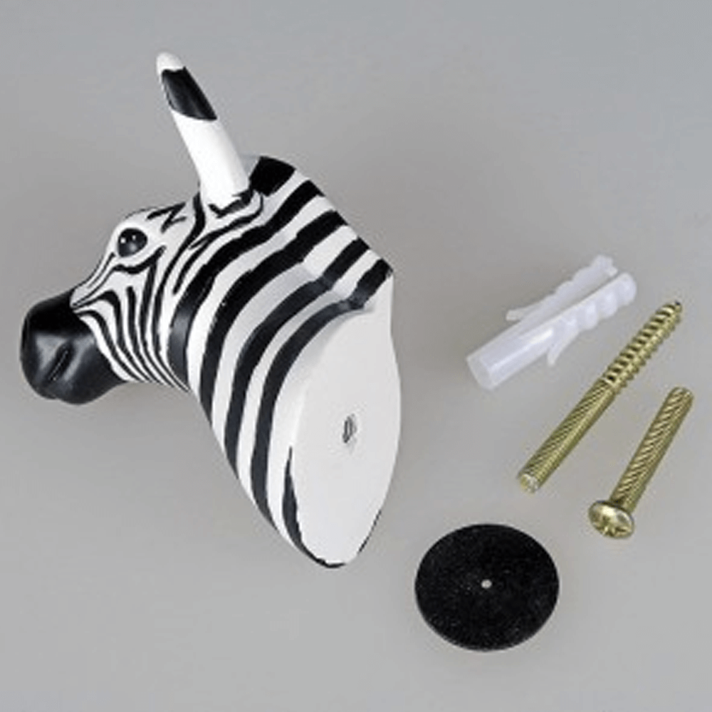 Sbam Design Set di 3 appendiabiti da parete – Animali tropicali Moda