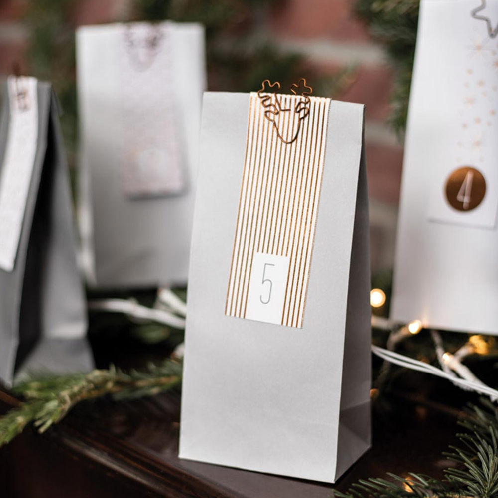 Sbam Design Set di 24 sacchettini calendario dell’ avvento Pezzi Unici