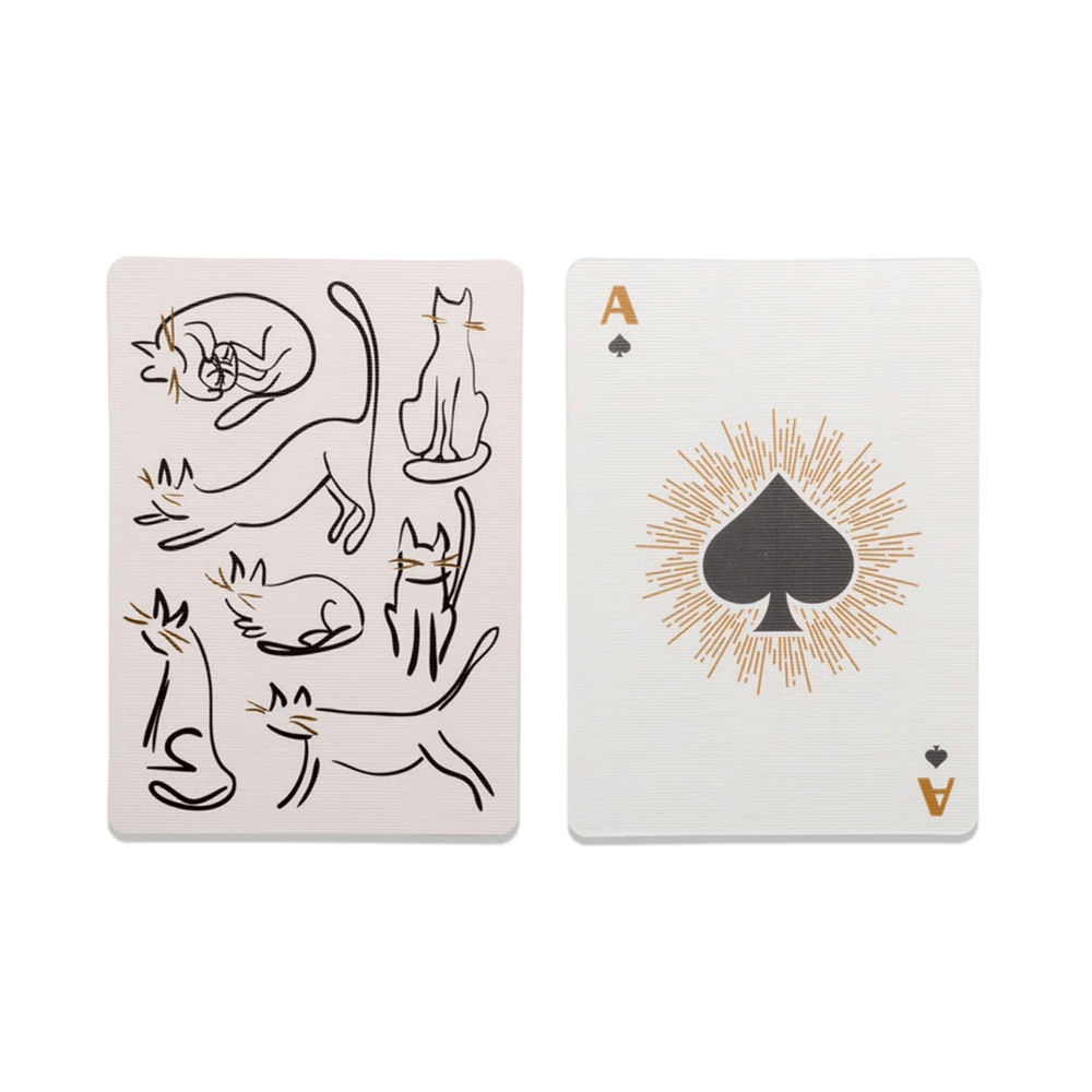 Sbam Design Carte da gioco con stampe di gatti In Vendita