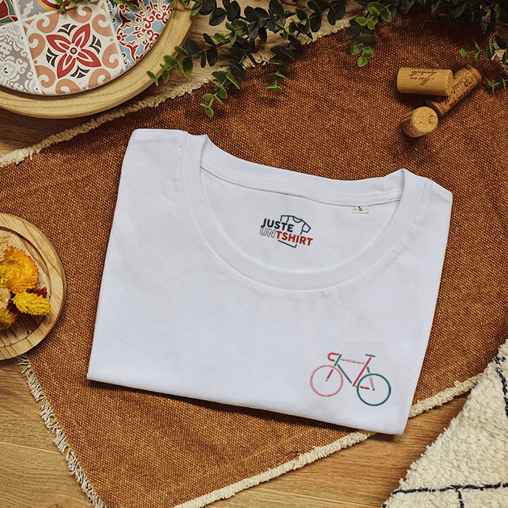 Sbam Design T-Shirt ricamata – bicicletta I Più Venduti