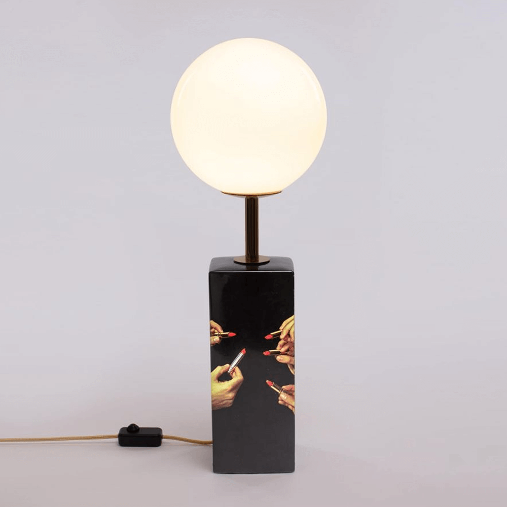 Sbam Design Lampada da tavolo Toiletpaper – Lipsticks Black Qualità Garantita
