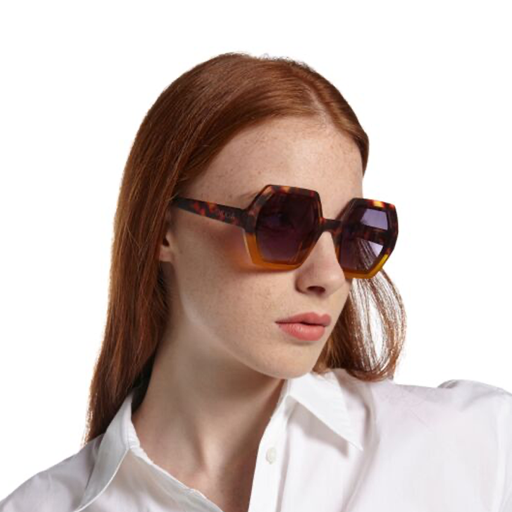 Sbam Design Emma – occhiali da sole esagonale grande Promozione Limitata