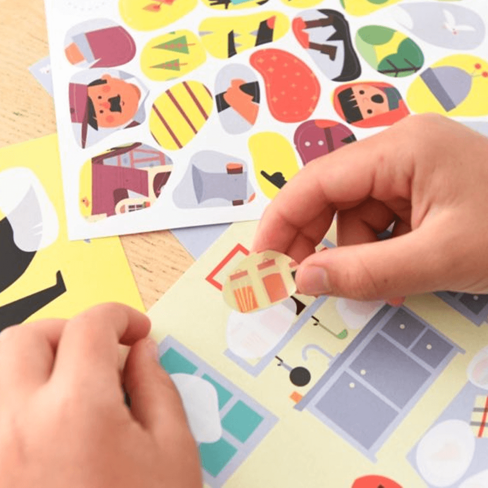 Sbam Design Cards con stickers – riccioli d’ oro e i tre orsi 2025
