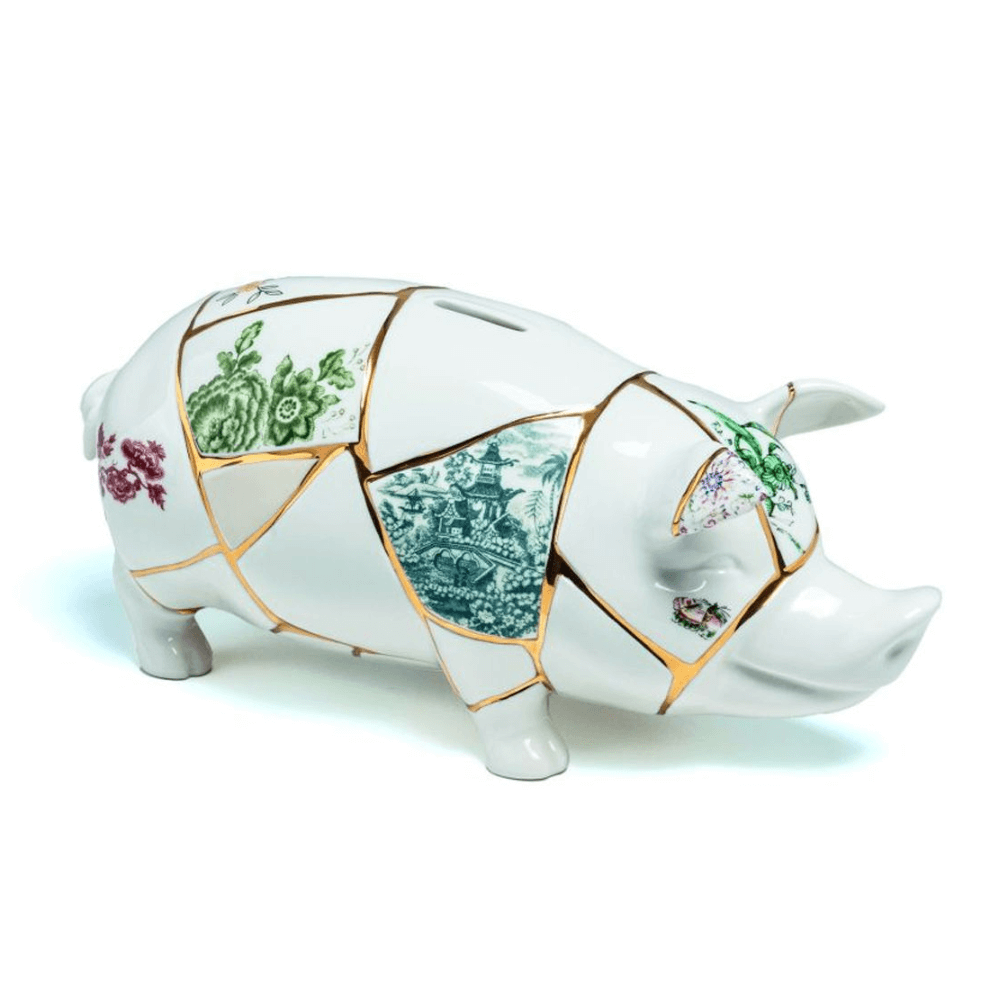 Sbam Design Salvadanaio in porcellana – Kintsugi piggy bank Online Outlet