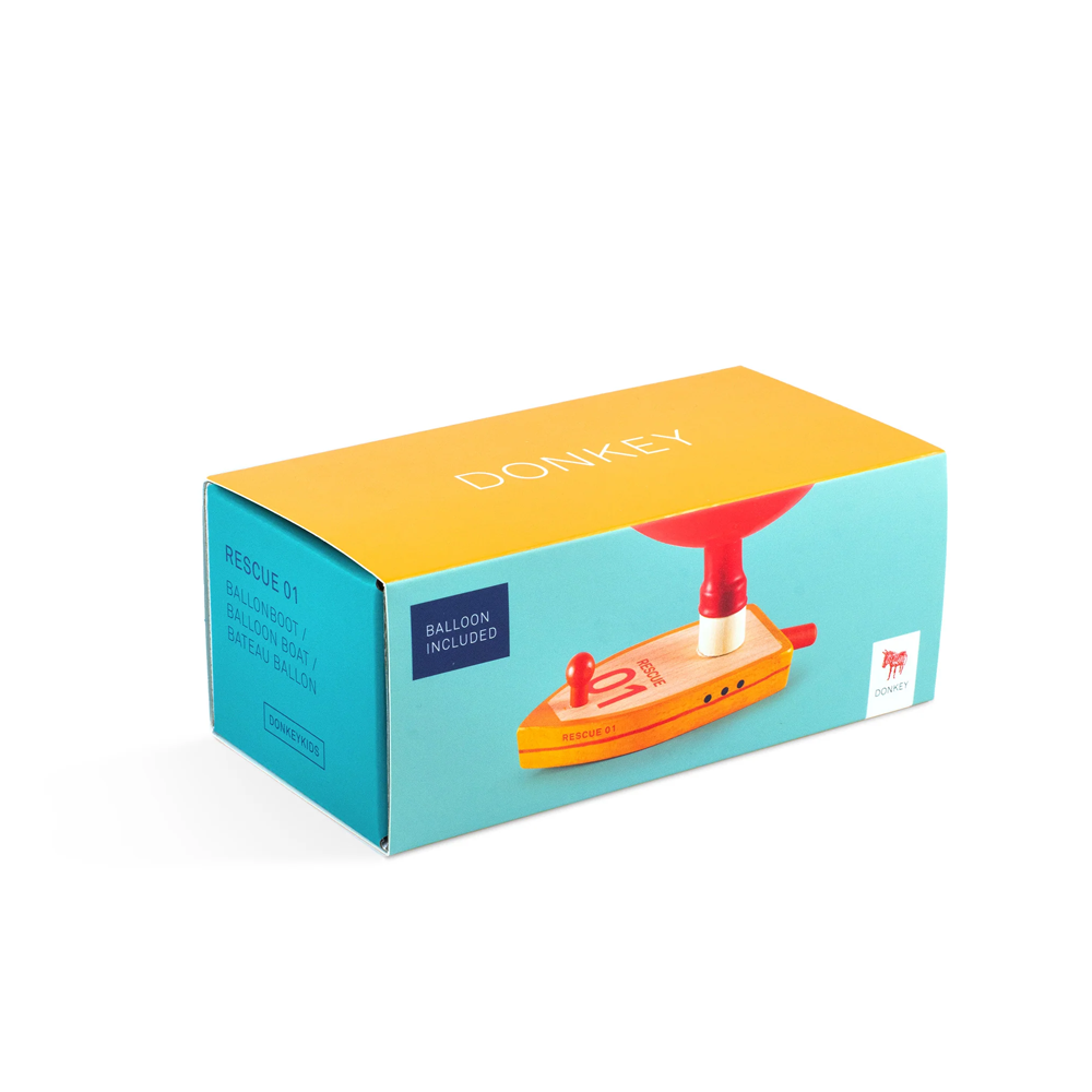 Sbam Design Barchetta in legno con palloncino – Rescue01 Shopping Online