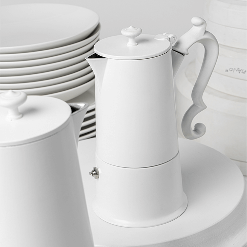 Sbam Design Caffettiera – Lady Anne White Economico