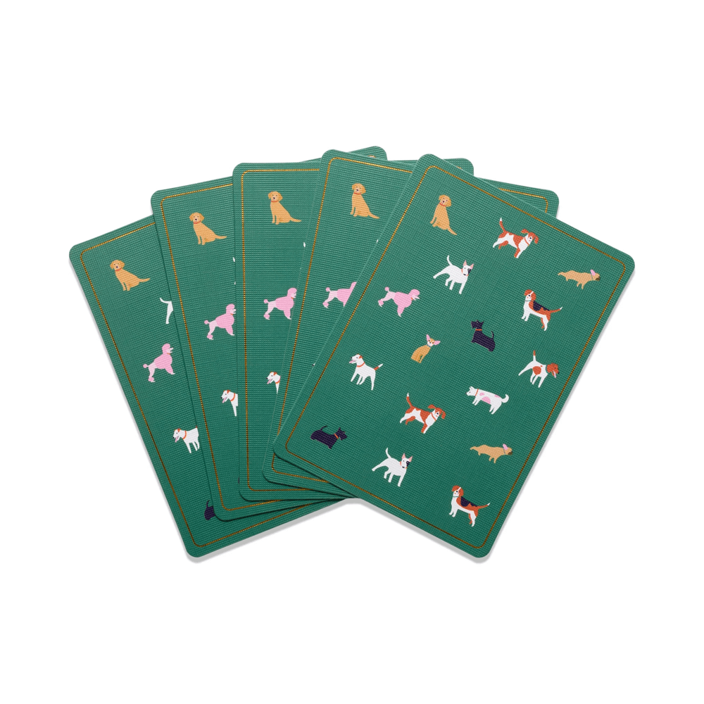 Sbam Design Carte da gioco con stampe di cani Outlet