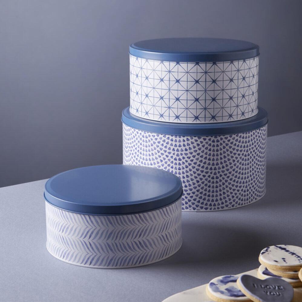 Sbam Design Set 3 scatole in latta – Cerulean Collection Hotsell