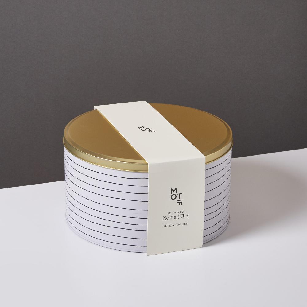 Sbam Design Set 3 scatole in latta – Aurorus Collection Vendita Calda