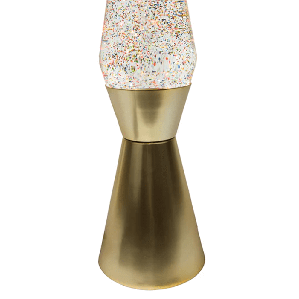 Sbam Design Lava Lamp Bullet oro con glitter Vendita Economica