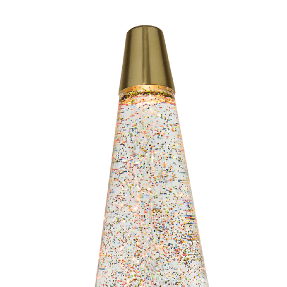 Sbam Design Lava Lamp Bullet oro con glitter Vendita Economica
