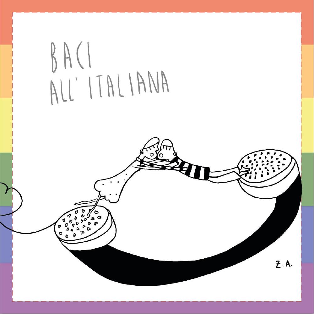 Sbam Design Vassoio Telefono – Baci all’italiana Nuova