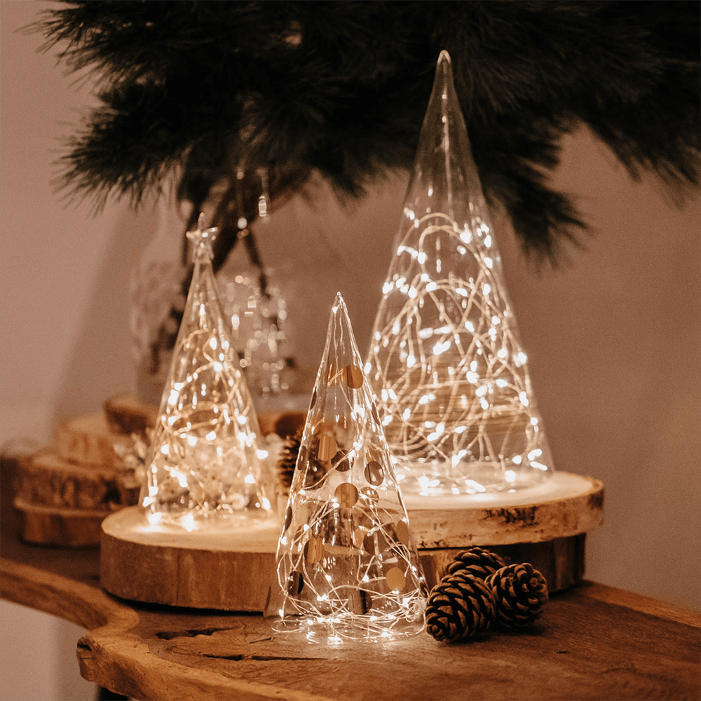 Sbam Design Decorazione Albero di Natale Pois con lucine Spedizione Gratuita