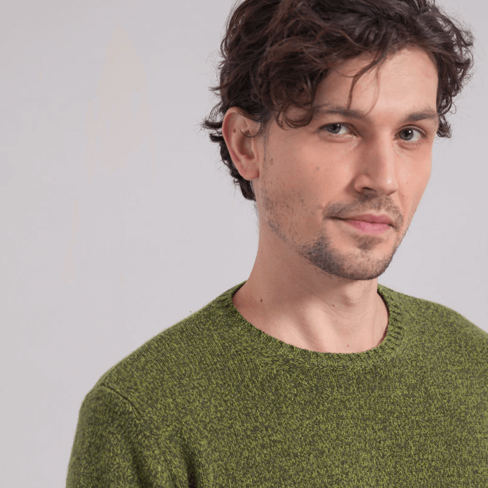 Sbam Design Maglione da uomo in Cashmere Rigenerato – Romeo Nuova