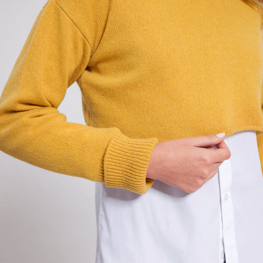 Sbam Design Maglioncino corto in Cashmere Rigenerato – Gilda Italy