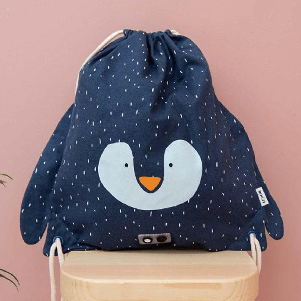 Sbam Design Sacca zainetto in tessuto per bambini – Pinguino Italia