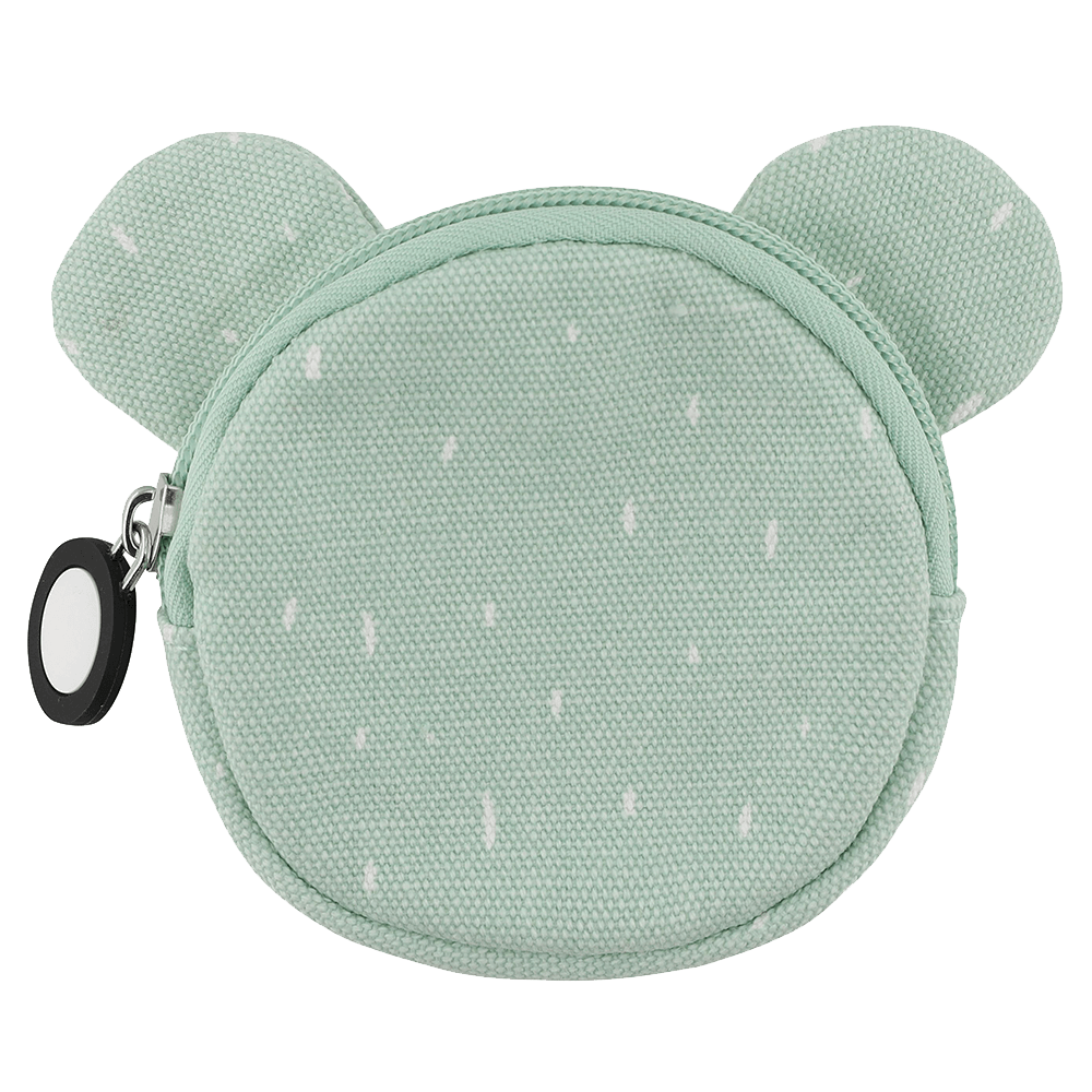 Sbam Design Bustina porta monete in tessuto – Orso Nuovo