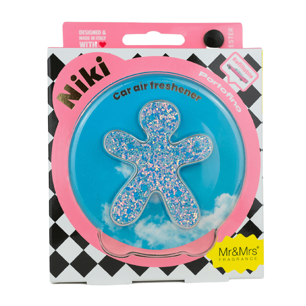 Sbam Design Profumatore ricaricabile per auto – NIKI – glitter Convenienza