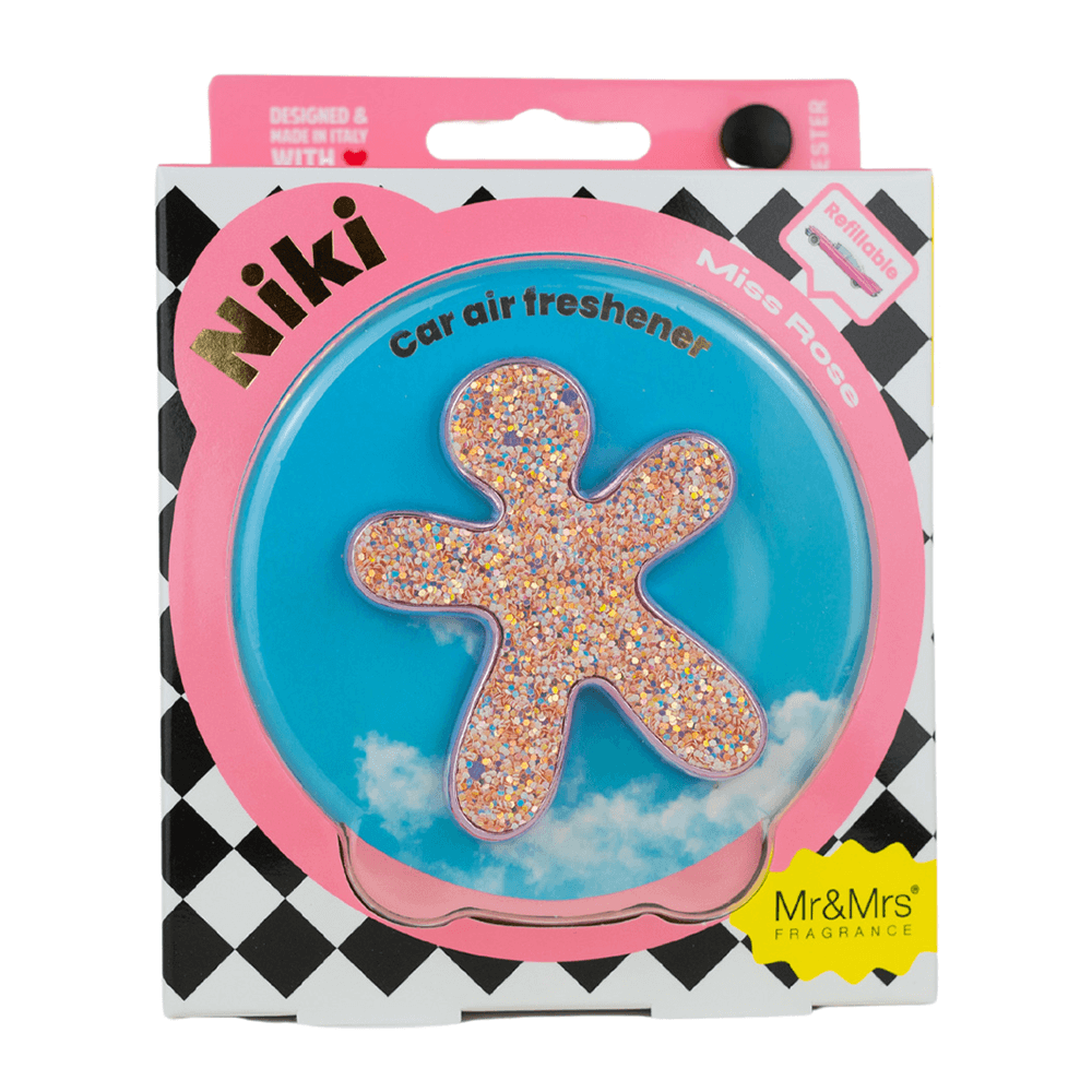 Sbam Design Profumatore ricaricabile per auto – NIKI – glitter Convenienza