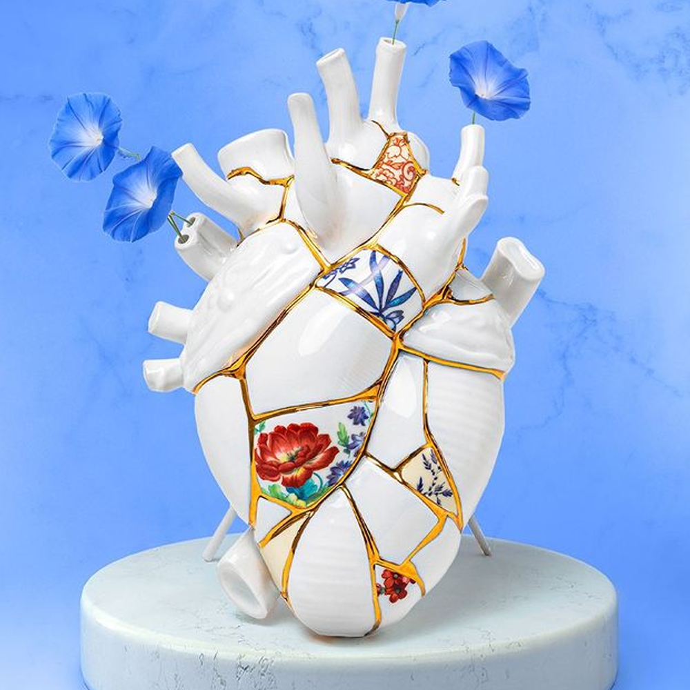 Sbam Design Vaso cuore – Love in bloom Kintsugi Nuovi prodotti