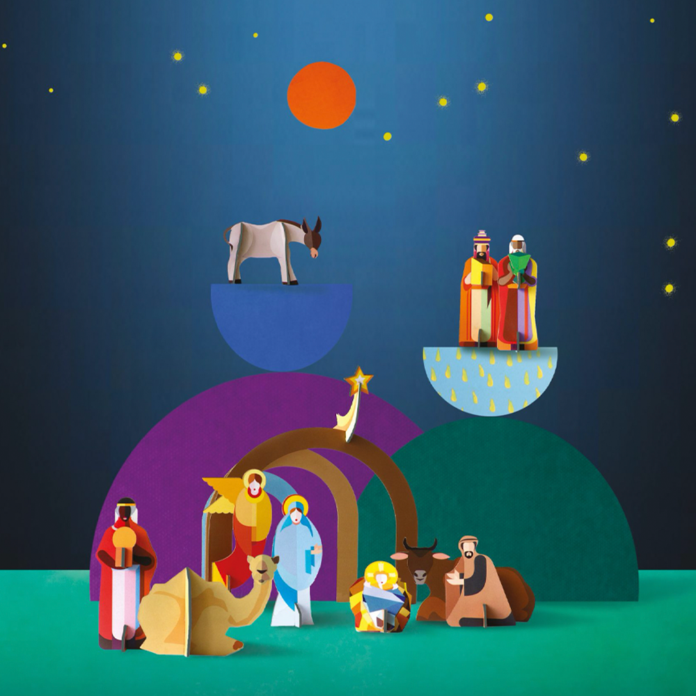 Sbam Design Presepe – da montare in cartone Only for today