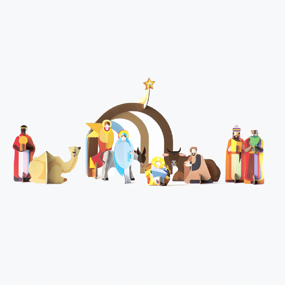 Sbam Design Presepe – da montare in cartone Only for today