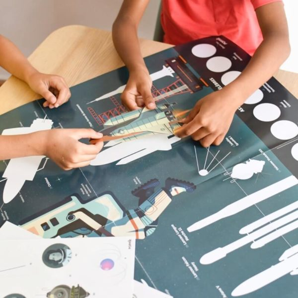 Sbam Design Poster con stickers – Astronomia Sostegno trimestrale