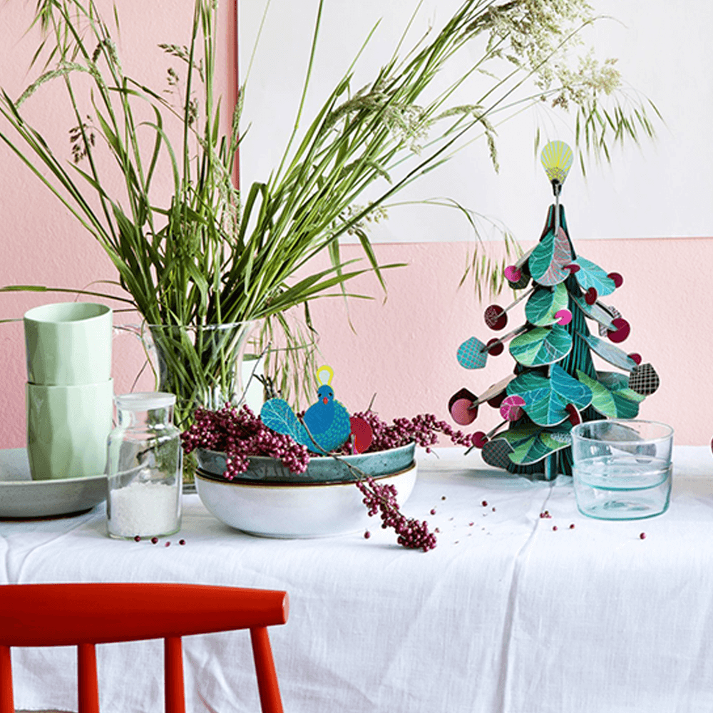 Sbam Design Alberello di Natale – da montare in cartone Discount Store per i nuovi prodotti