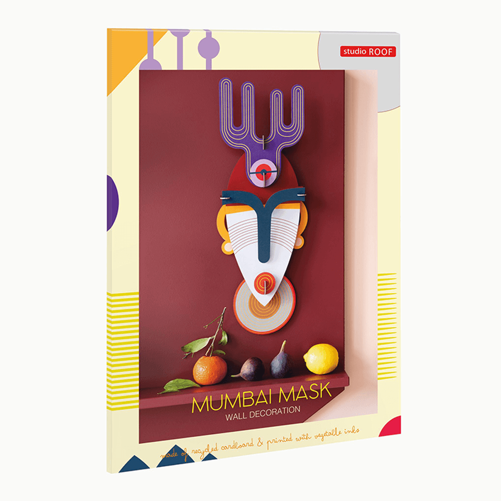 Sbam Design Mumbai mask – maschera da montare in cartone Solo un giorno rimasto