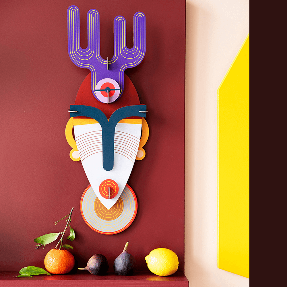 Sbam Design Mumbai mask – maschera da montare in cartone Solo un giorno rimasto