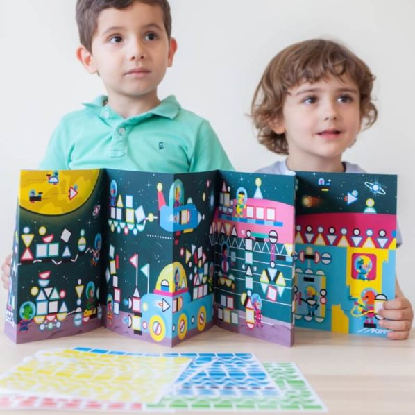 Sbam Design Poster Panorama con stickers 2025