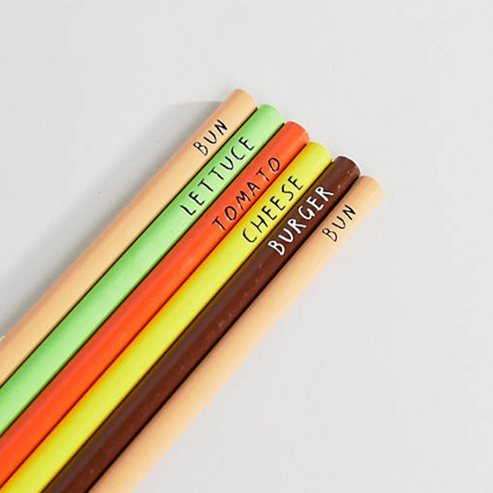 Sbam Design Set matite colorate Hamburger Spedizione Gratuita