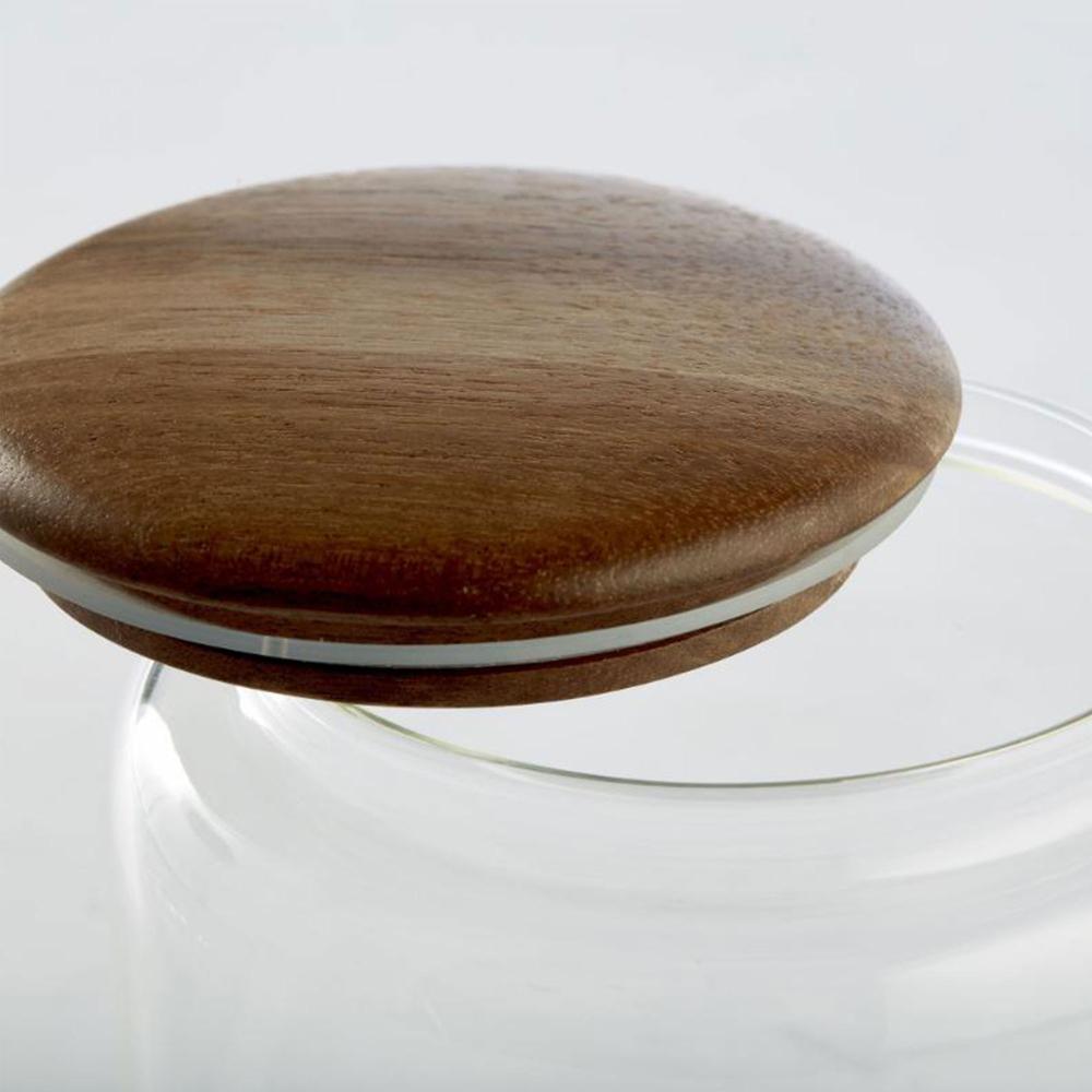 Sbam Design Barattolo in vetro con tappo in legno di acacia Promozione Limitata