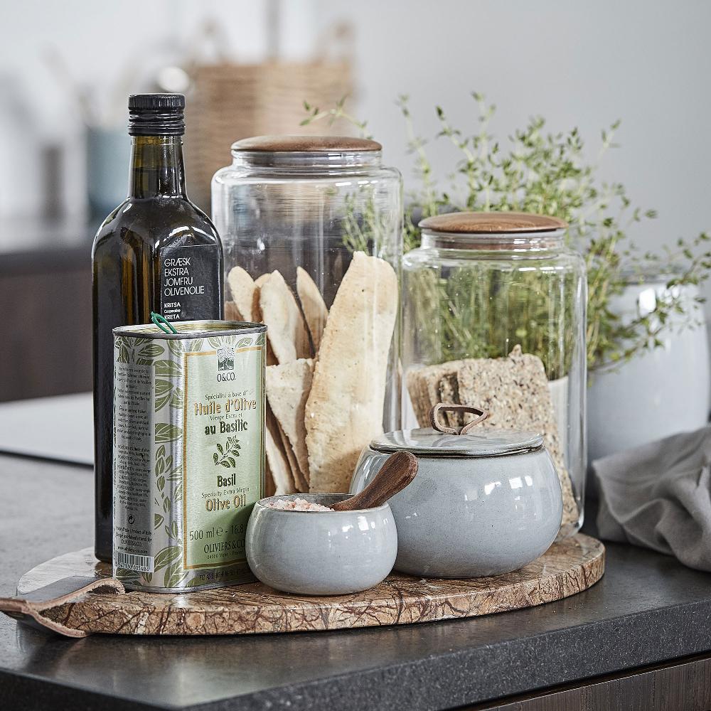 Sbam Design Barattolo in vetro con tappo in legno di acacia Promozione Limitata