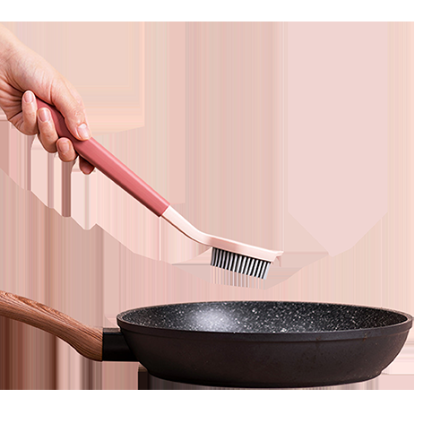 Sbam Design Spazzola con setole in silicone per lavare i piatti