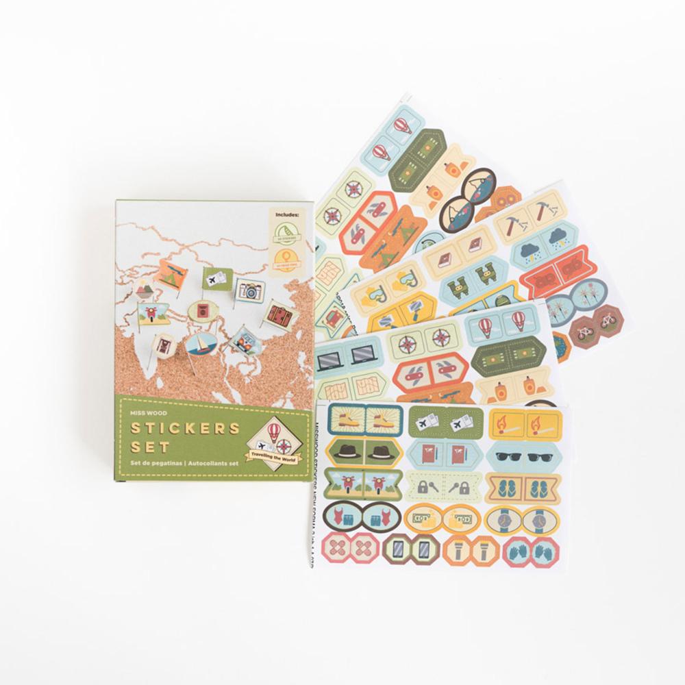 Sbam Design Stickers set per mappe – Viaggi Convenienza