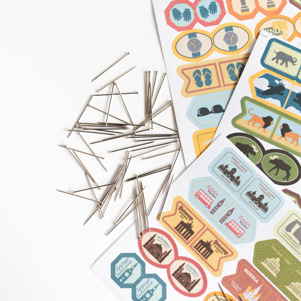 Sbam Design Stickers set per mappe – Monumenti Novità