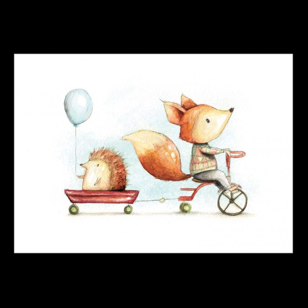 Sbam Design Poster bimbi 30×40 – illustrazioni di Mike Koubou Smaltimento dello stoccaggio