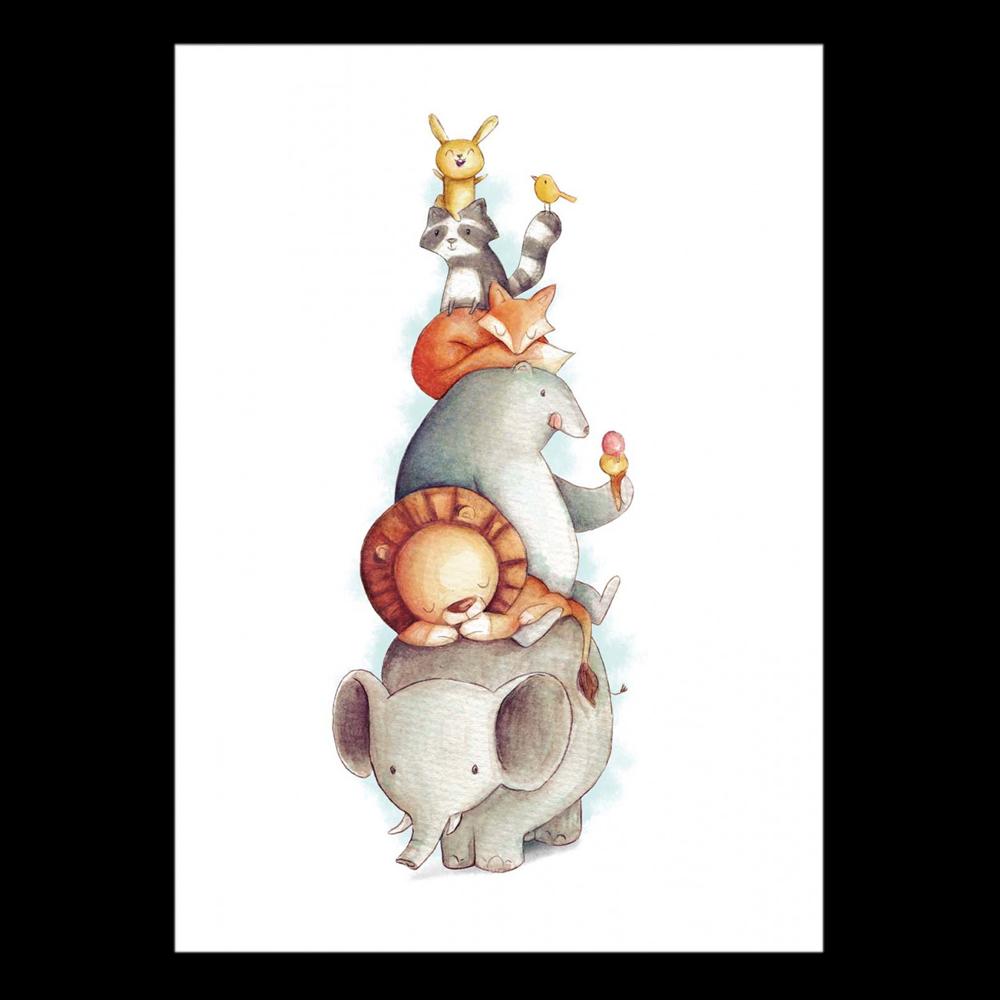 Sbam Design Poster bimbi 30×40 – illustrazioni di Mike Koubou Smaltimento dello stoccaggio