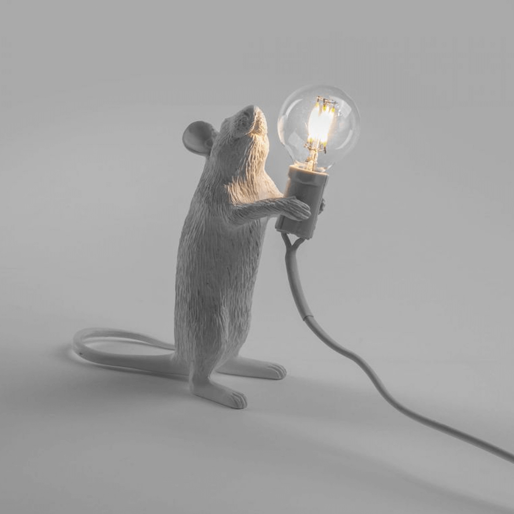 Sbam Design Mouse Lamp – White Offerta temporanea